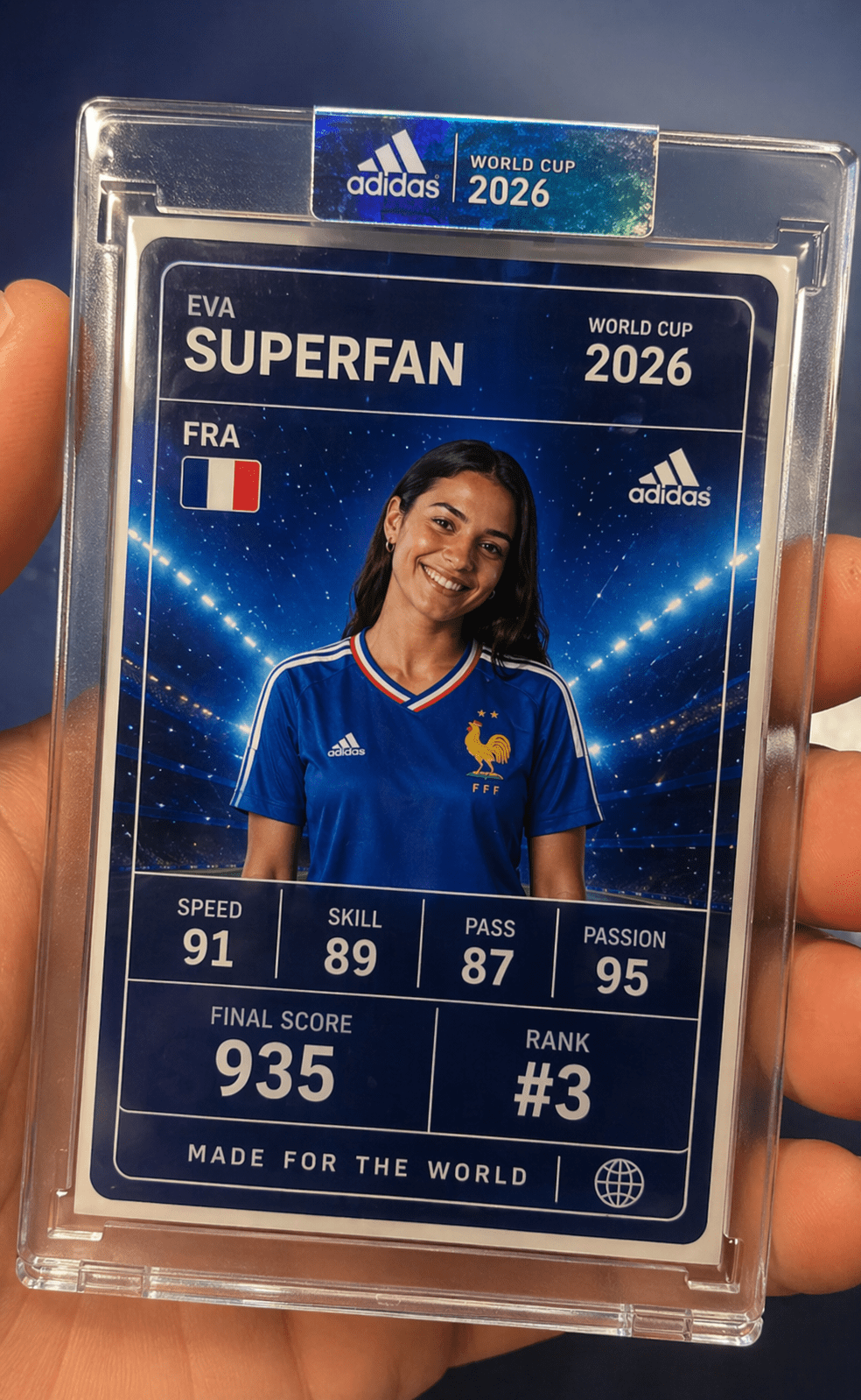 Printed AI Trading Card collectible